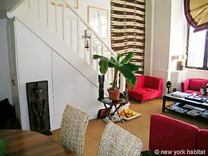 Par&iacute;s 1 Dormitorio - D&uacute;plex apartamento - sala (PA-2619) photo 8 de 10