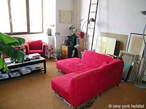 Par&iacute;s 1 Dormitorio - D&uacute;plex apartamento - sala (PA-2619) photo 3 de 10