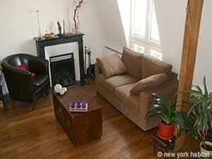 Paris 1 Bedroom accommodation - living room (PA-2647) photo 1 of 6