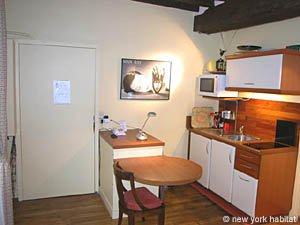 Paris Studio/T1 appartements location vacances - cuisine (PA-2660) photo 2 de 3
