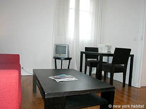Paris Studio/T1 logements location appartements - s&eacute;jour (PA-2727) photo 3 de 5