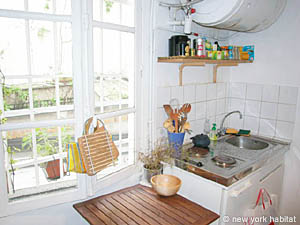 Paris Studio/T1 logements location appartements - cuisine (PA-2778) photo 2 de 4
