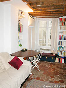 Paris Studio/T1 logements location appartements - s&eacute;jour (PA-2778) photo 4 de 5