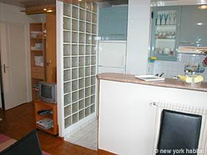 Paris Studio apartment kitchen photo 8