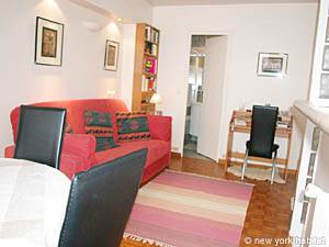 Paris Studio apartment living room photo 34
