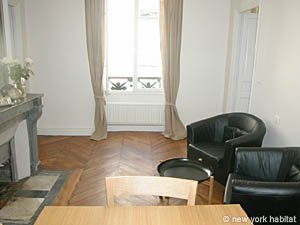 Paris T3 logements location appartements - s&eacute;jour (PA-2870) photo 2 de 8