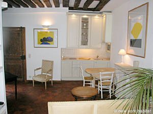 Paris Studio apartment - living room (PA-2892) photo 1 of 13
