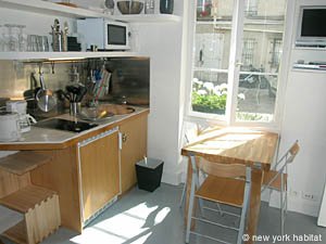 Paris Studio/T1 logements location appartements - cuisine (PA-2925) photo 1 de 3