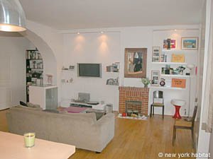 Par&iacute;s 1 Dormitorio alojamiento sala photo 35
