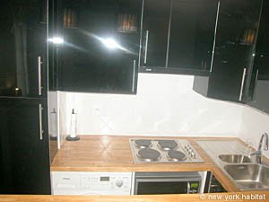 Paris 2 Zimmer wohnungsvermietung - k&uuml;che (PA-2957) photo 5 von 5