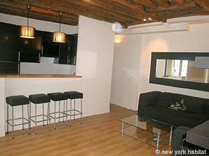 Paris 2 Zimmer wohnungsvermietung - wohnzimmer (PA-2957) photo 1 von 4