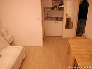 Paris Studiowohnung wohnungsvermietung - wohnzimmer (PA-3012) photo 2 von 6