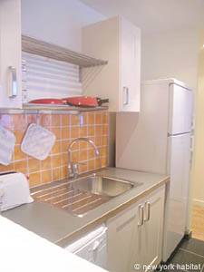 Paris 2 Zimmer wohnungsvermietung - k&uuml;che (PA-3048) photo 3 von 4