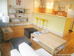 Paris 2 Zimmer wohnungsvermietung - wohnzimmer (PA-3048) photo 2 von 7