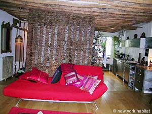 Paris 2 Zimmer - Loft ferienwohnung - wohnzimmer (PA-3084) photo 8 von 11