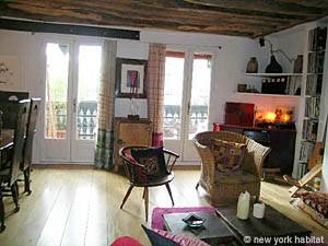 Paris 2 Zimmer - Loft ferienwohnung - wohnzimmer (PA-3084) photo 2 von 11