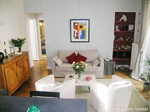 Paris 2 Bedroom accommodation - living room (PA-3092) photo 3 of 9