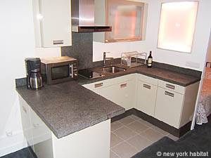 Paris Studiowohnung wohnungsvermietung - k&uuml;che (PA-3094) photo 1 von 4