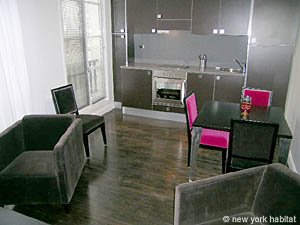 Par&iacute;s 1 Dormitorio alojamiento - sala (PA-3137) photo 5 de 7
