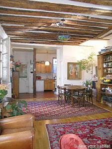 Paris 1 Bedroom - Duplex accommodation living room photo 32