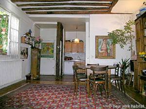 Paris 1 Bedroom - Duplex accommodation living room photo 33