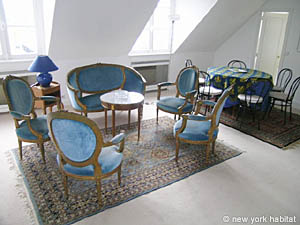 Paris T4 logements location appartements - s&eacute;jour (PA-3149) photo 5 de 9