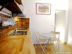 Paris 2 Zimmer wohnungsvermietung - k&uuml;che (PA-3162) photo 1 von 1
