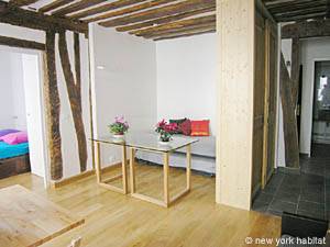 Paris 2 Zimmer wohnungsvermietung - wohnzimmer (PA-3165) photo 3 von 5