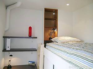Paris 2 Zimmer wohnungsvermietung - schlafzimmer (PA-3185) photo 2 von 7
