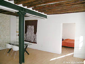 Paris T2 logements location appartements - s&eacute;jour (PA-3203) photo 7 de 9
