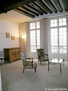 Paris T2 logements location appartements - s&eacute;jour (PA-3204) photo 1 de 7