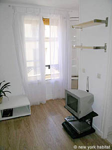 Paris Studio/T1 logements location appartements - s&eacute;jour (PA-3221) photo 4 de 7