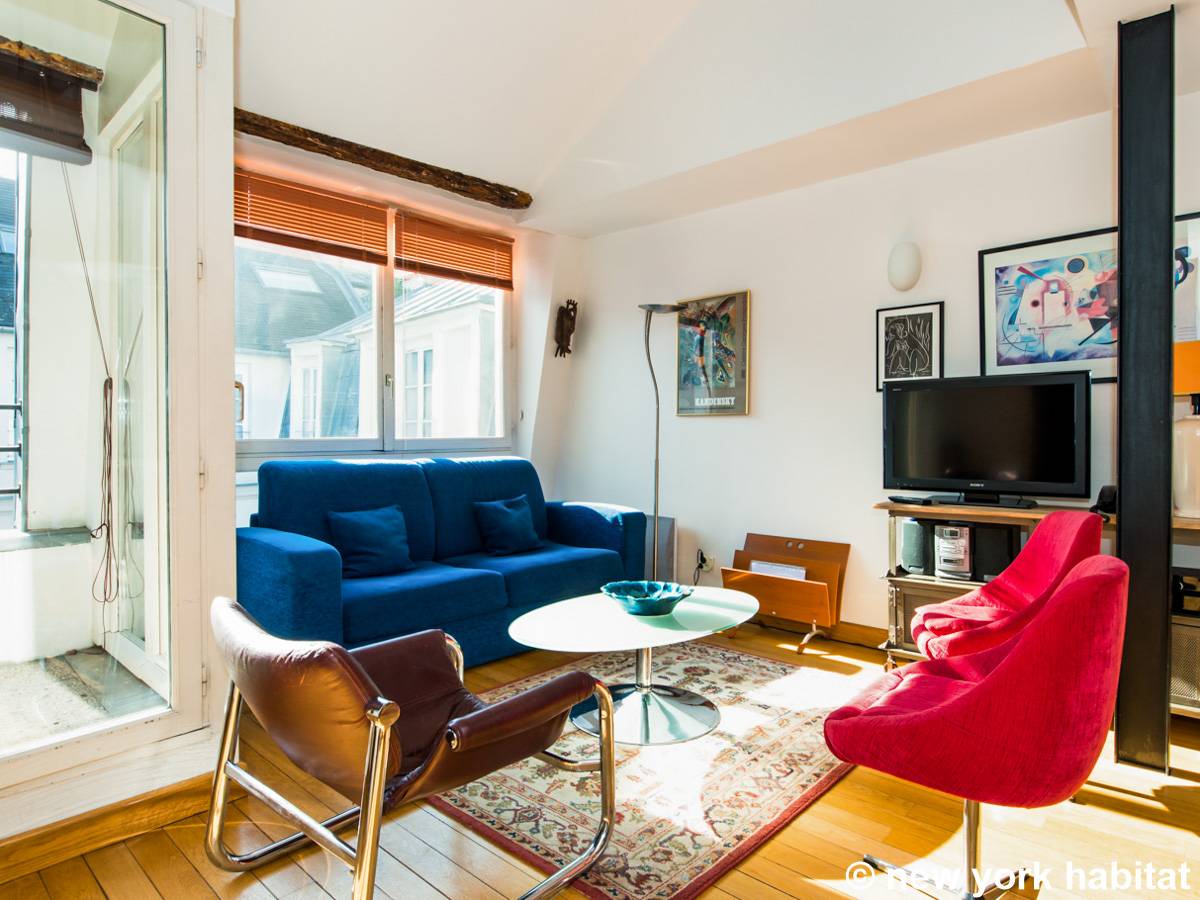 Paris 1 Bedroom - Duplex accommodation - living room (PA-3234) photo 3 of 8