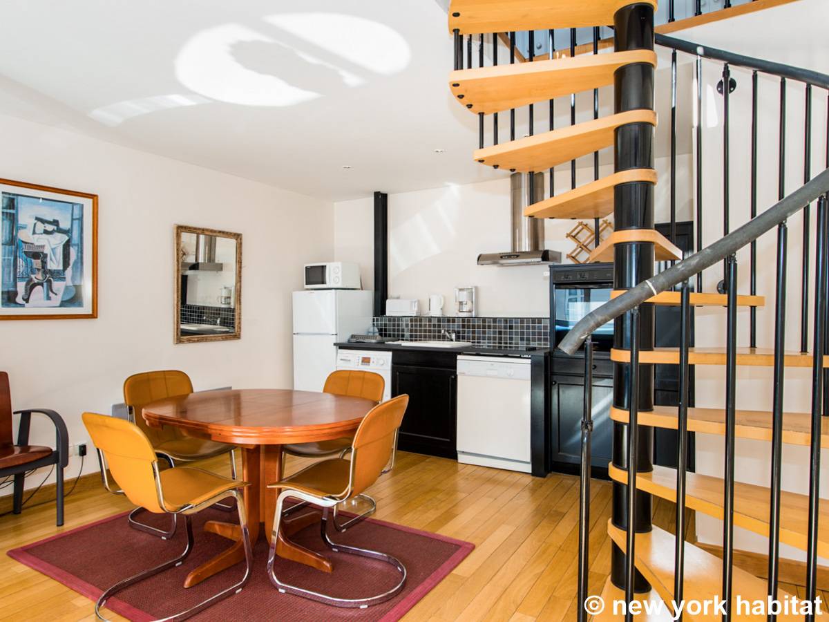 Paris 1 Bedroom - Duplex accommodation - living room (PA-3234) photo 2 of 8