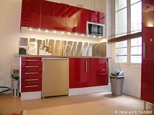 Paris Studio mit Alkoven wohnungsvermietung - k&uuml;che (PA-3239) photo 1 von 4