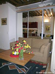 Paris Studio mit Alkoven wohnungsvermietung - wohnzimmer (PA-3239) photo 7 von 9