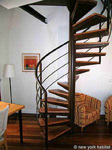 Paris T2 - Duplex logements location appartements - s&eacute;jour (PA-3249) photo 7 de 8