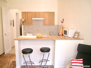 Par&iacute;s 1 Dormitorio apartamento cocina photo 22