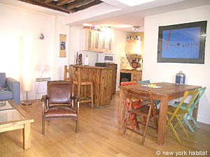 Paris T2 appartements location vacances - s&eacute;jour (PA-3322) photo 2 de 5