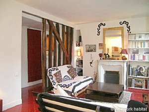 Paris 1 Bedroom accommodation - living room (PA-3349) photo 1 of 10