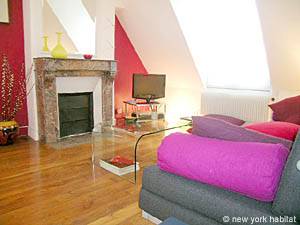 Paris 2 Zimmer ferienwohnung - wohnzimmer (PA-3351) photo 5 von 6