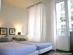 Par&iacute;s 1 Dormitorio alojamiento - dormitorio (PA-3356) photo 1 de 4