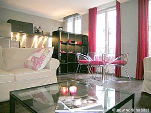 Par&iacute;s 1 Dormitorio alojamiento - sala (PA-3356) photo 4 de 7