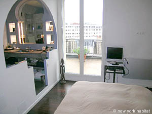 Paris 4 Zimmer wohnungsvermietung - schlafzimmer 1 (PA-3358) photo 2 von 8