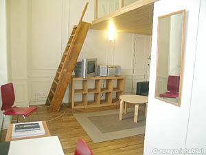 Paris Studio/T1 logements location appartements - s&eacute;jour (PA-3398) photo 3 de 10