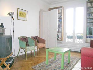 Paris 2 Bedroom accommodation - living room (PA-3409) photo 2 of 10