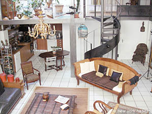 Par&iacute;s 1 Dormitorio - Loft alojamiento - sala (PA-3421) photo 5 de 8