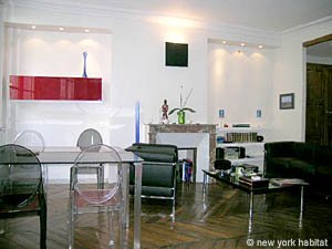 Paris 2 Zimmer wohnungsvermietung - wohnzimmer (PA-3423) photo 2 von 9