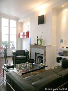 Paris 2 Zimmer wohnungsvermietung - wohnzimmer (PA-3423) photo 3 von 9