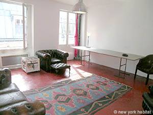Paris 2 Zimmer - Loft wohnungsvermietung - wohnzimmer (PA-3432) photo 2 von 9